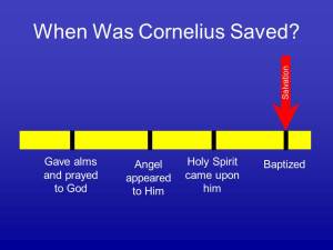 Cornelius Baptized